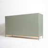 refurbished | Muuto Enfold Sideboard Wide Tall, Oak/Dusty Green