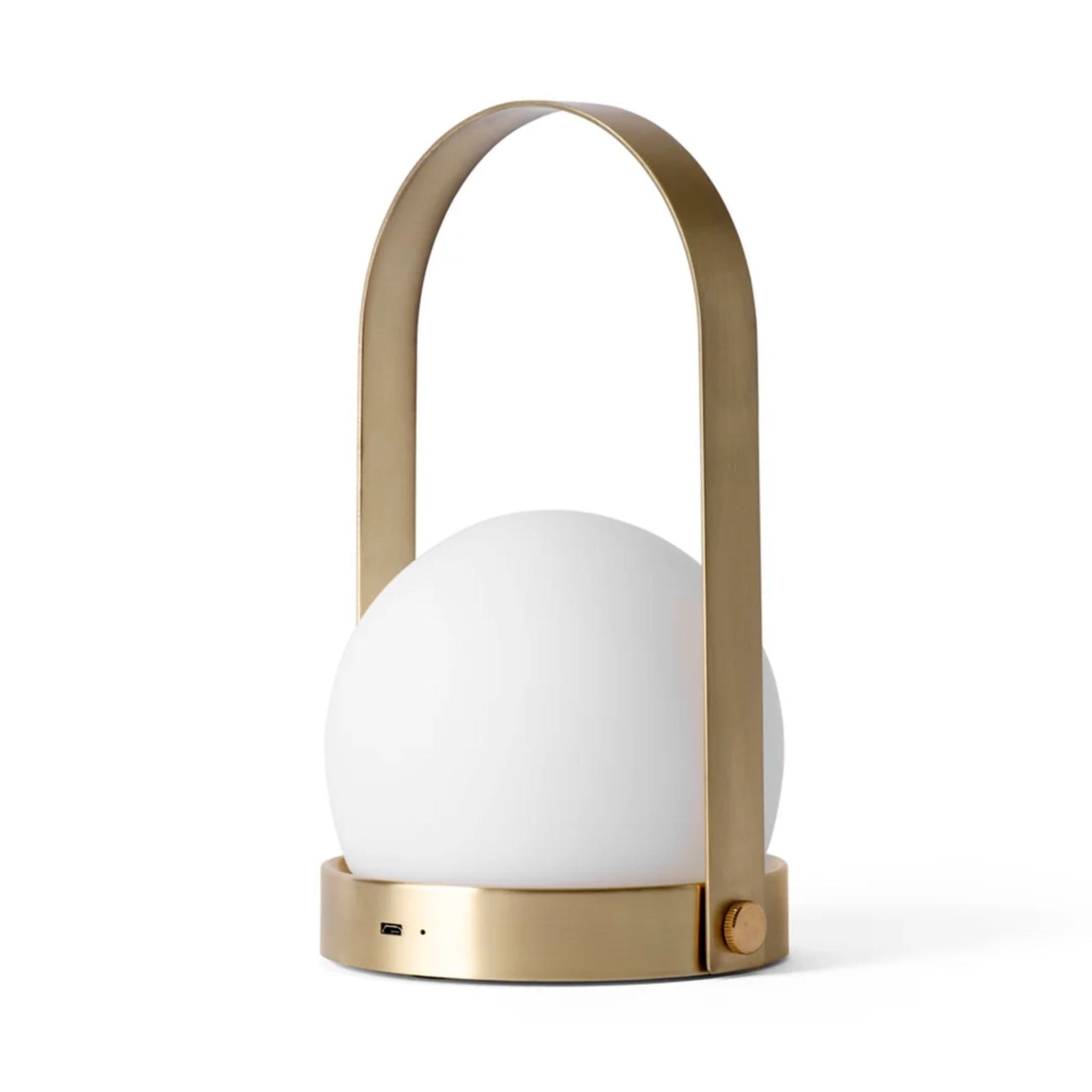 Audo Copenhagen Carrie rechargeable lamp, brass