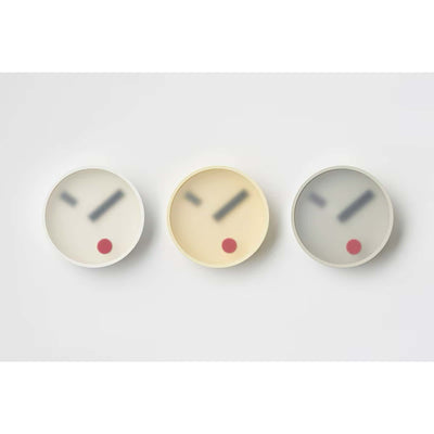 Lemnos kehai wall clock, white