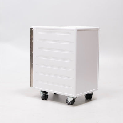 refurbished | Bordbar Box trolley with shelf&drawers, white