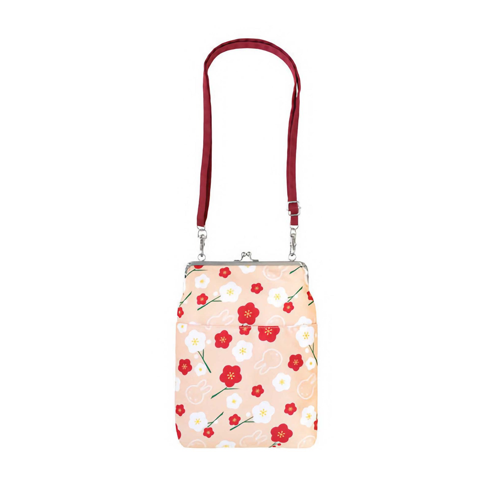 Miffy Gamaguchi Seal Book Pouch, Plum