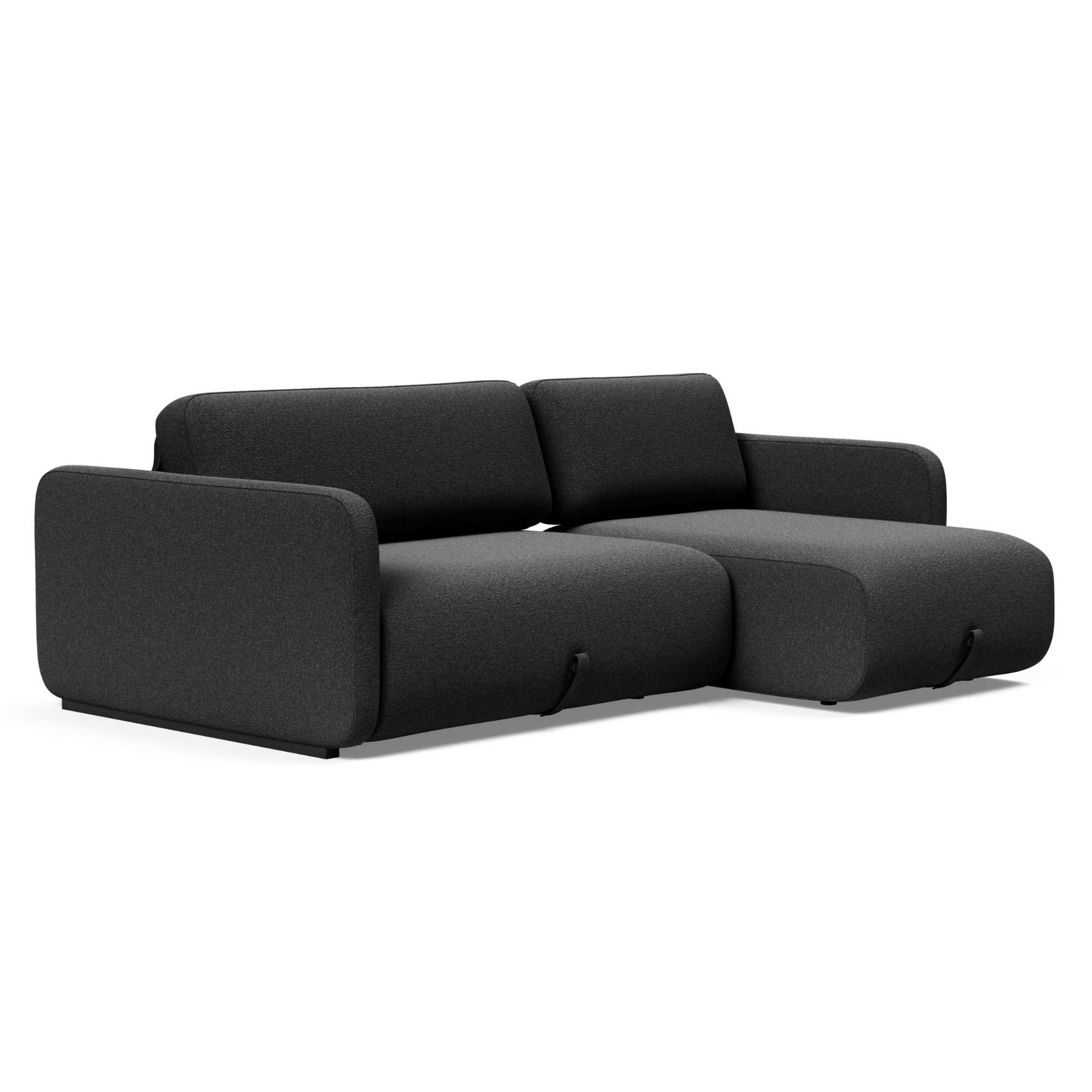 Innovation Living Vogan Lounger Sofa Bed, 577KenyaDarkGray (w218xd160xh79cm)