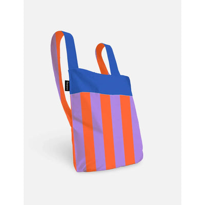 Notabag Original backpack tote, royal stripes