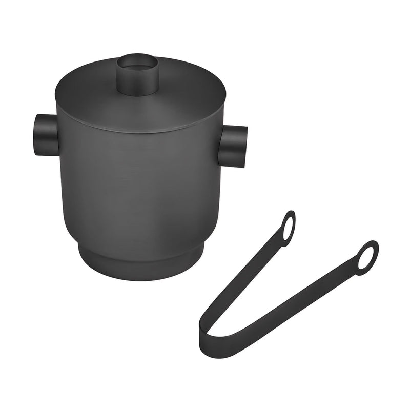 XL Boom Rondo ice bucket with tong, black