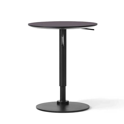Audo Copenhagen Branch adjustable side table, linoleum charcoal