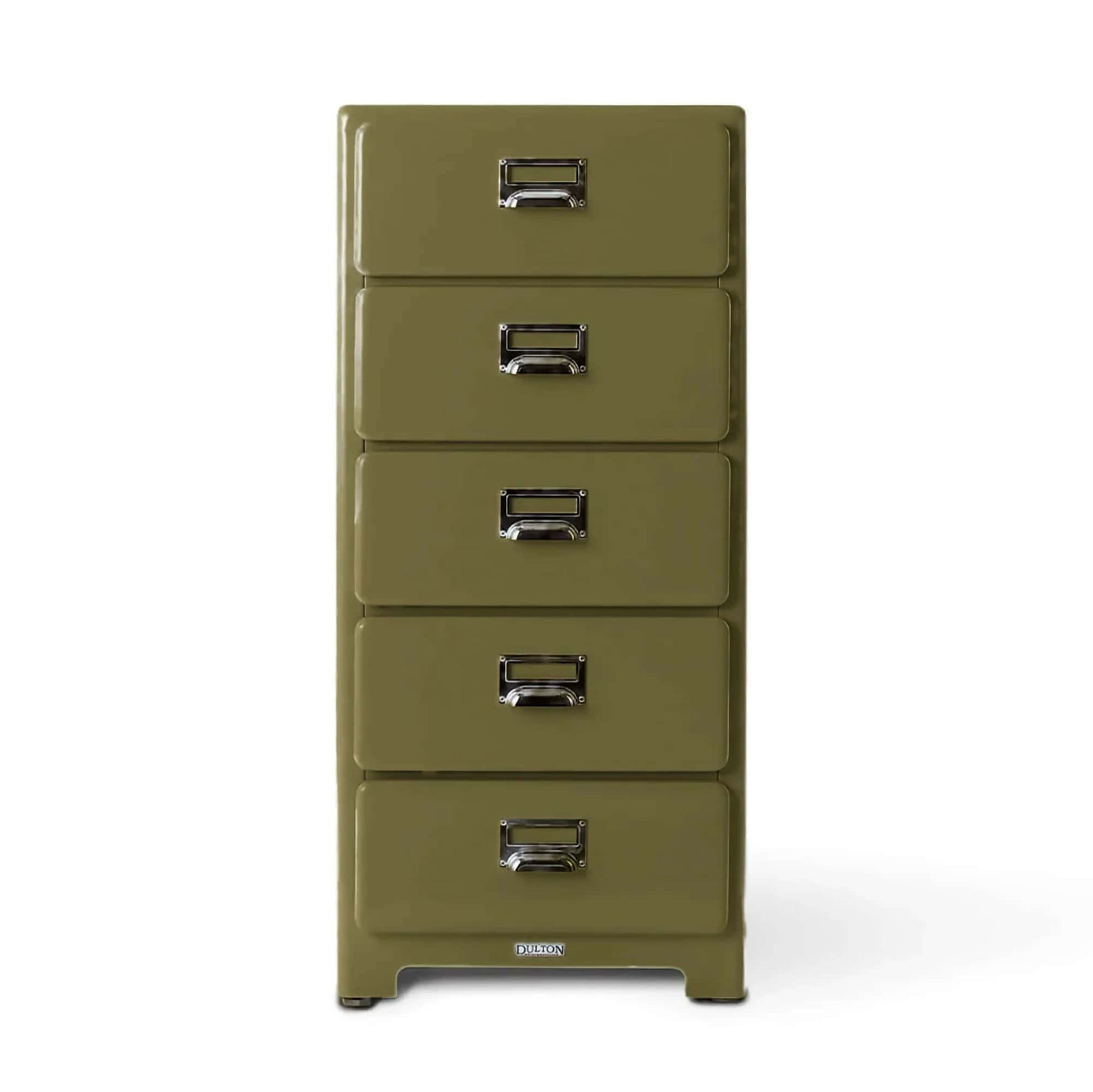 Dulton 5 Drawers chest, olive drab