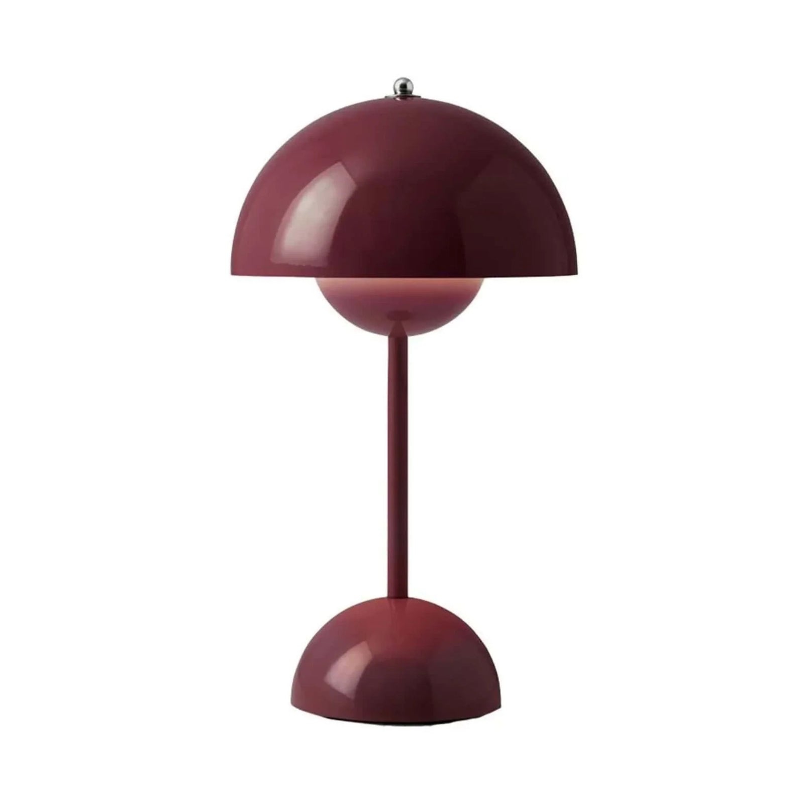 &Tradition Flowerpot VP9 Rechargeable Lamp, Dark Plum