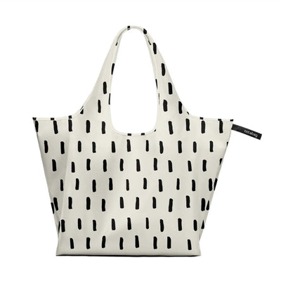 Notabag Foldable Tote, Black Brush