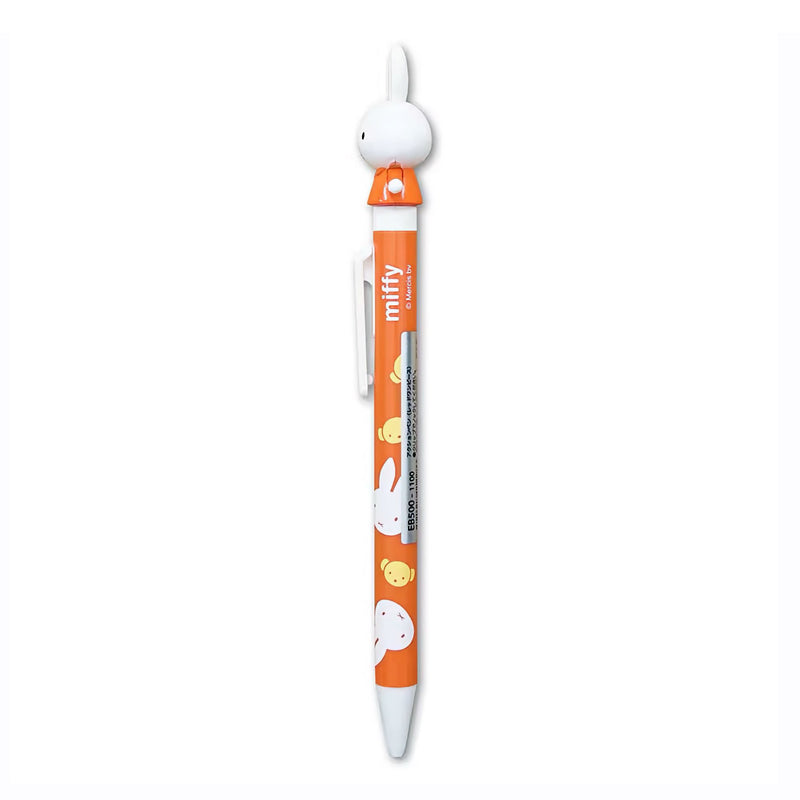 Miffy 0.7mm action pen black ink, orange