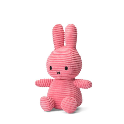 Miffy ECO Corduroy Sitting plush 23cm, bubblegum pink