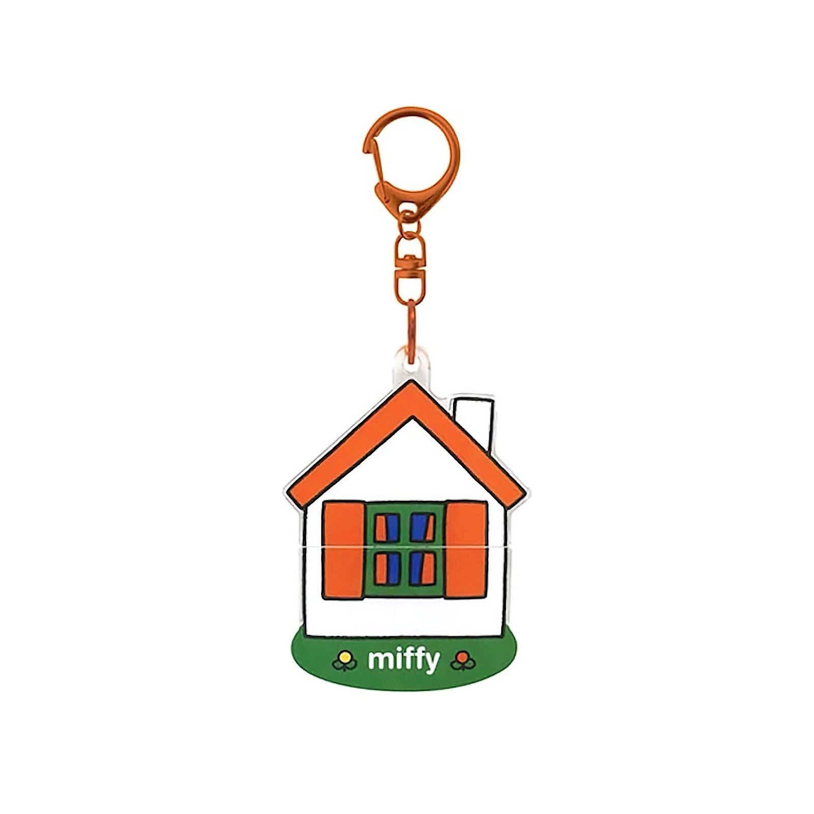 Miffy Pop-Up acrylic keychain, orange