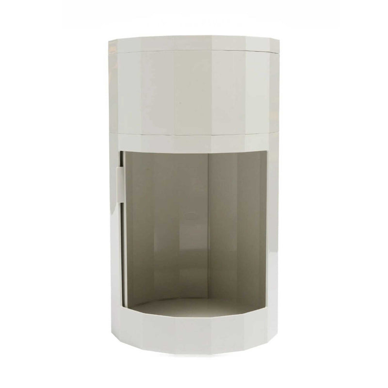 HAY Facet cabinet high, misty grey