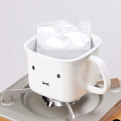 Fuji-horo x Miffy enamel kitchenware storage jar 1.2L