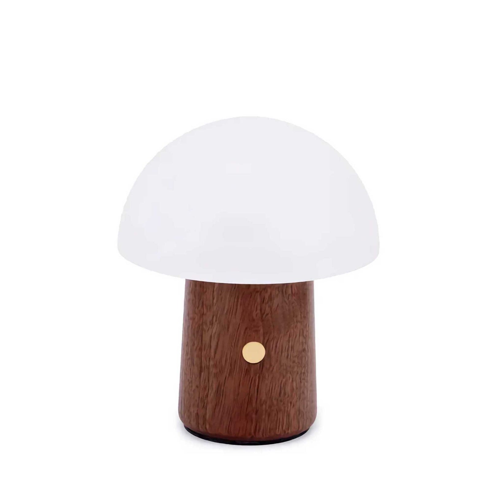 Gingko Alice Super Mini portable table lamp, walnut