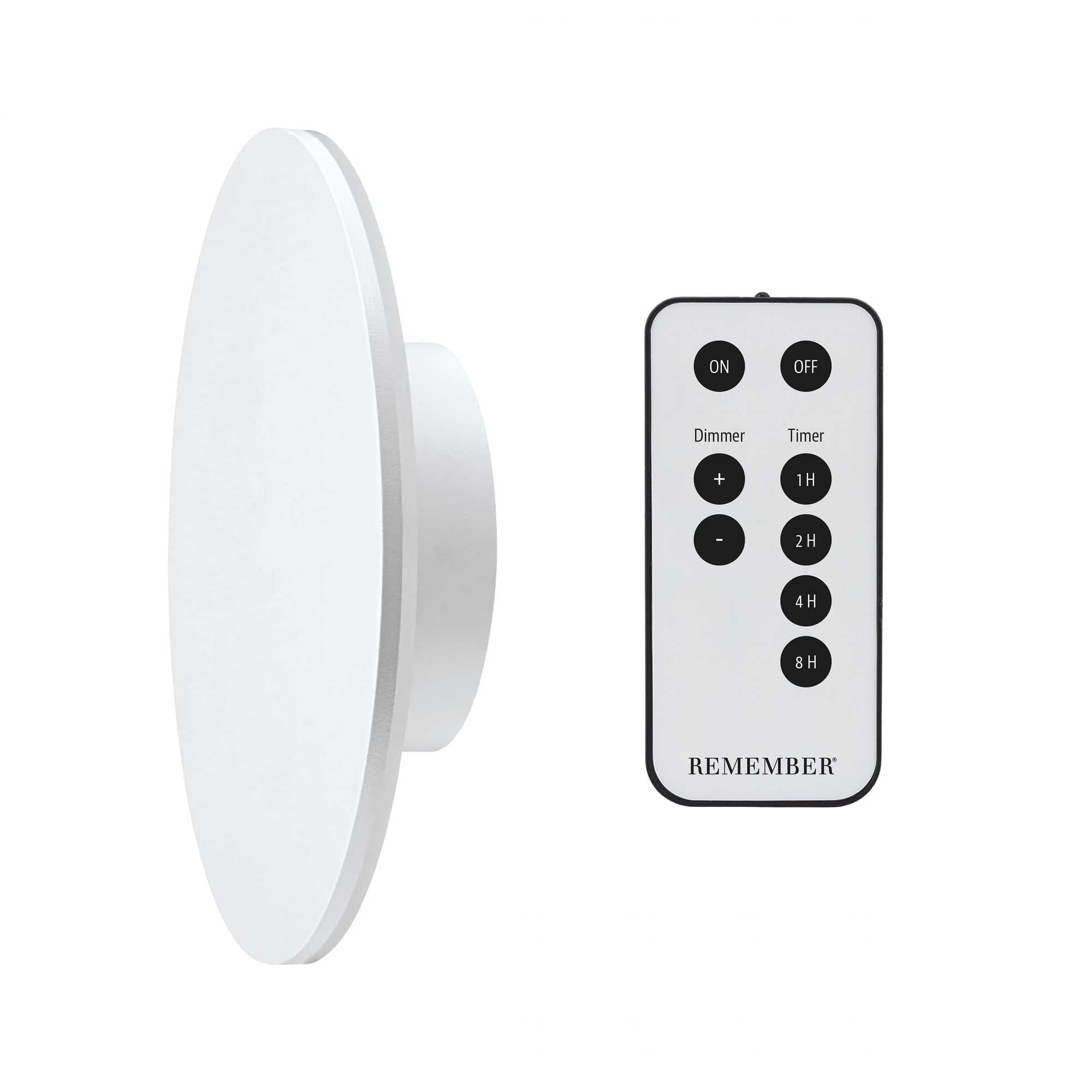 Remember DOT Rechargeable Wall Light, White