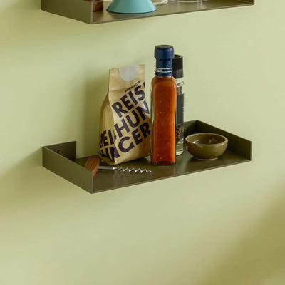 Hubsch Sheets shelf, dark green