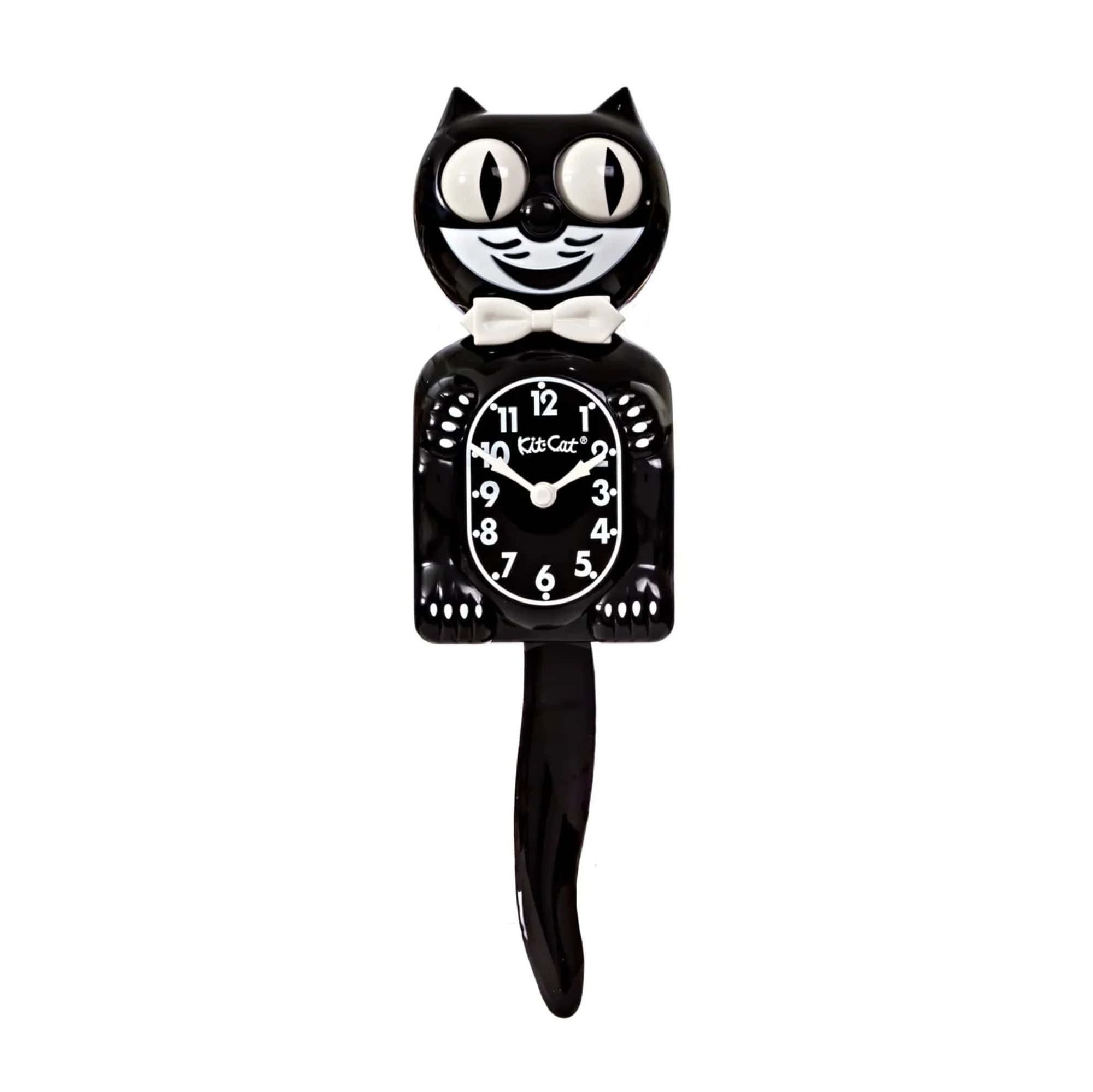 Kit-Cat Klock wall clock, black