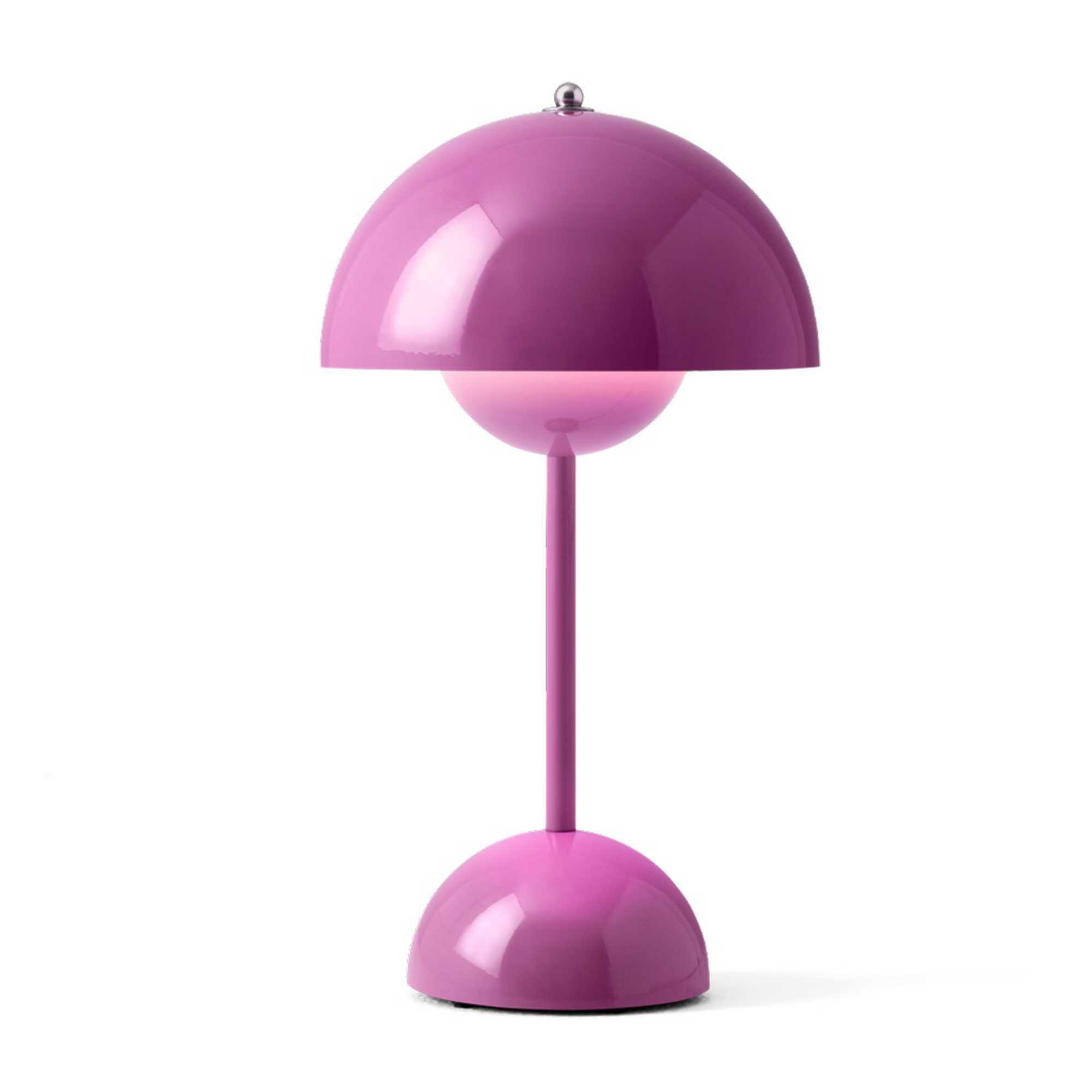 Flowerpot VP9 portable table lamp, Tangy Pink