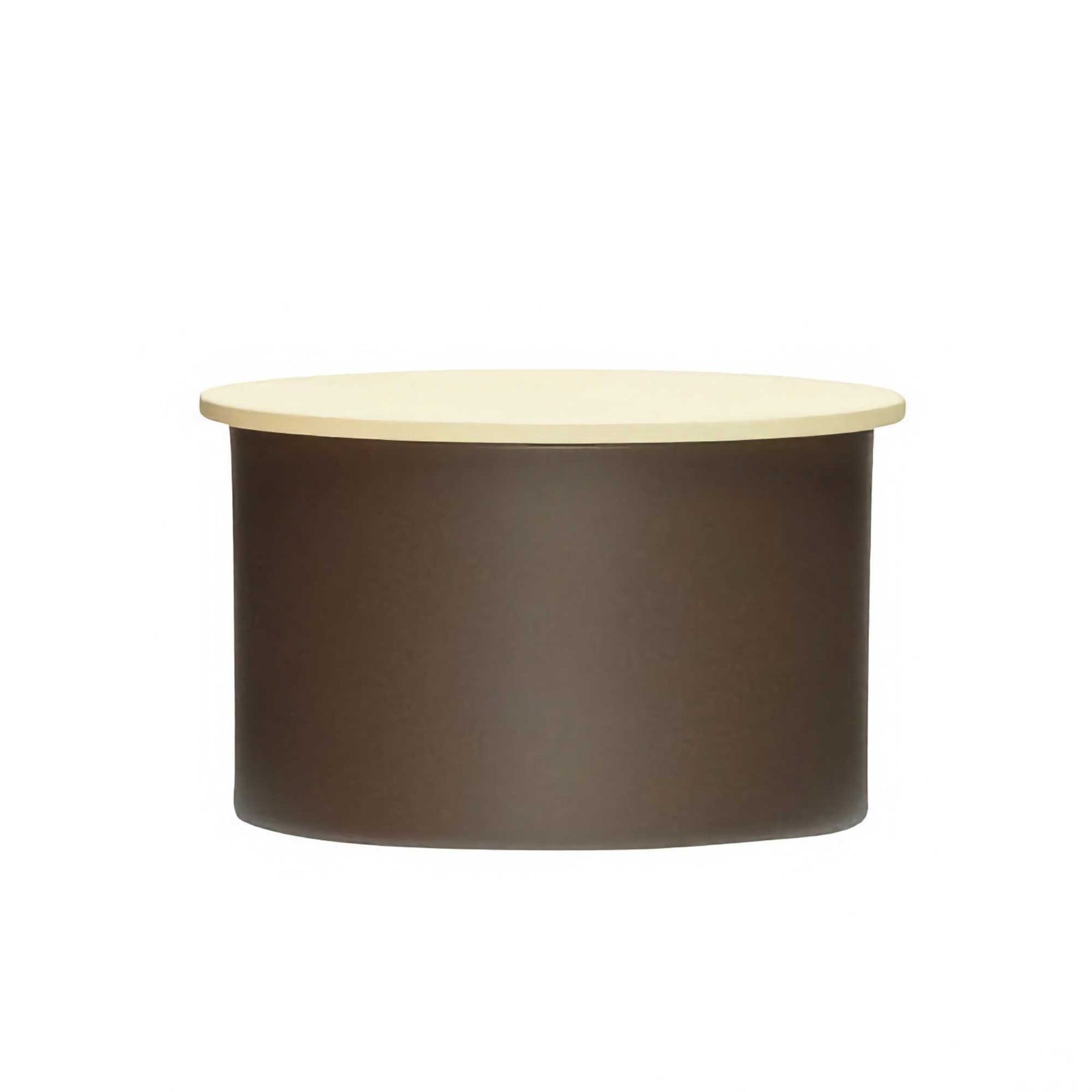 Hubsch District storage box small, brown/yellow