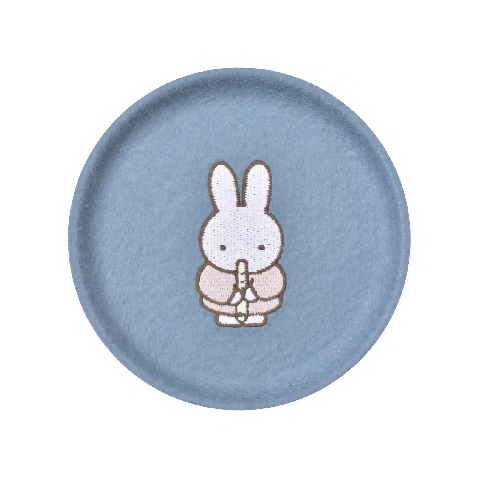 Miffy Felt Coaster/Mini Tray 10cmø, Blue