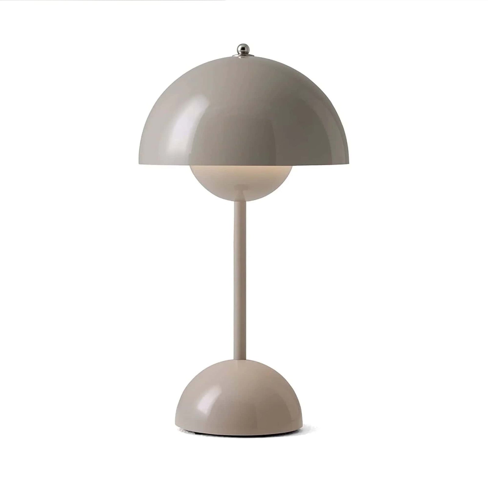 &Tradition Flowerpot VP9 rechargeable lamp, grey beige