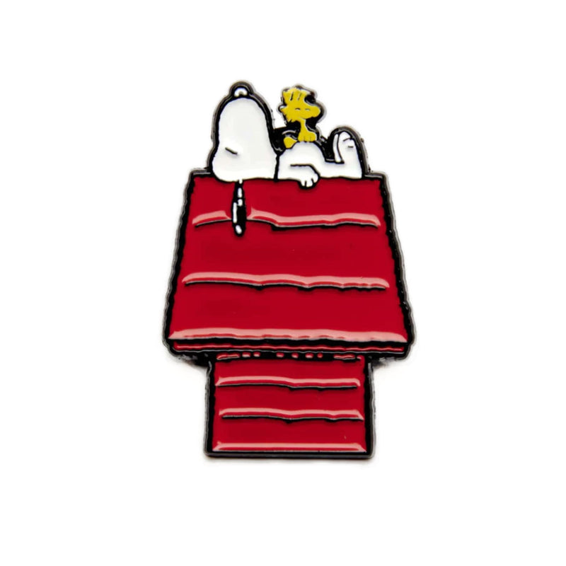 Peanuts x Magpie Snoopy enamel pin, house
