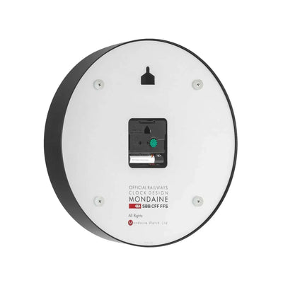 Mondaine wall clock ø25, black