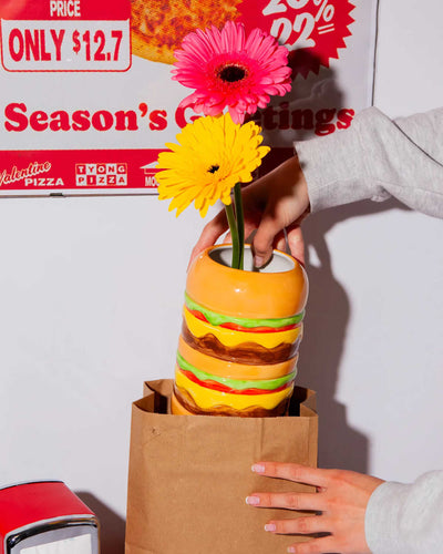 Doiy Fast Food Burger Vase