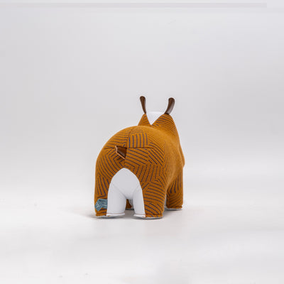 refurbished | Zuny bookend, hippo kvadrat razzle dazzle tan