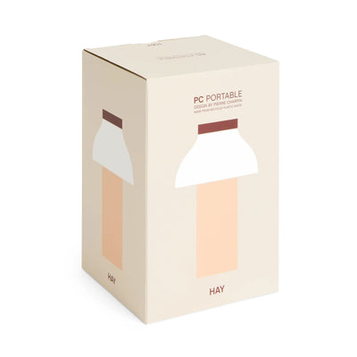 HAY PC Portable rechargeable lamp, blush peach
