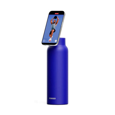 Ringo Pro the tripod bottle 24oz, blue