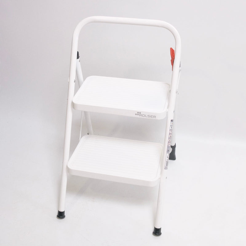ex-display | Rolser M10 UNE folding ladder, white