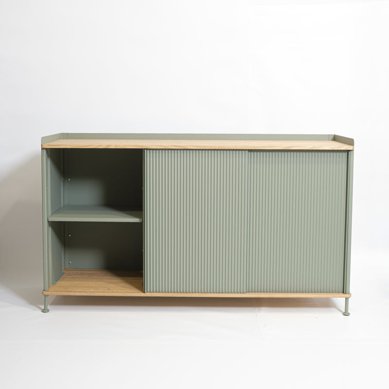 refurbished | Muuto Enfold Sideboard Wide Tall, Oak/Dusty Green