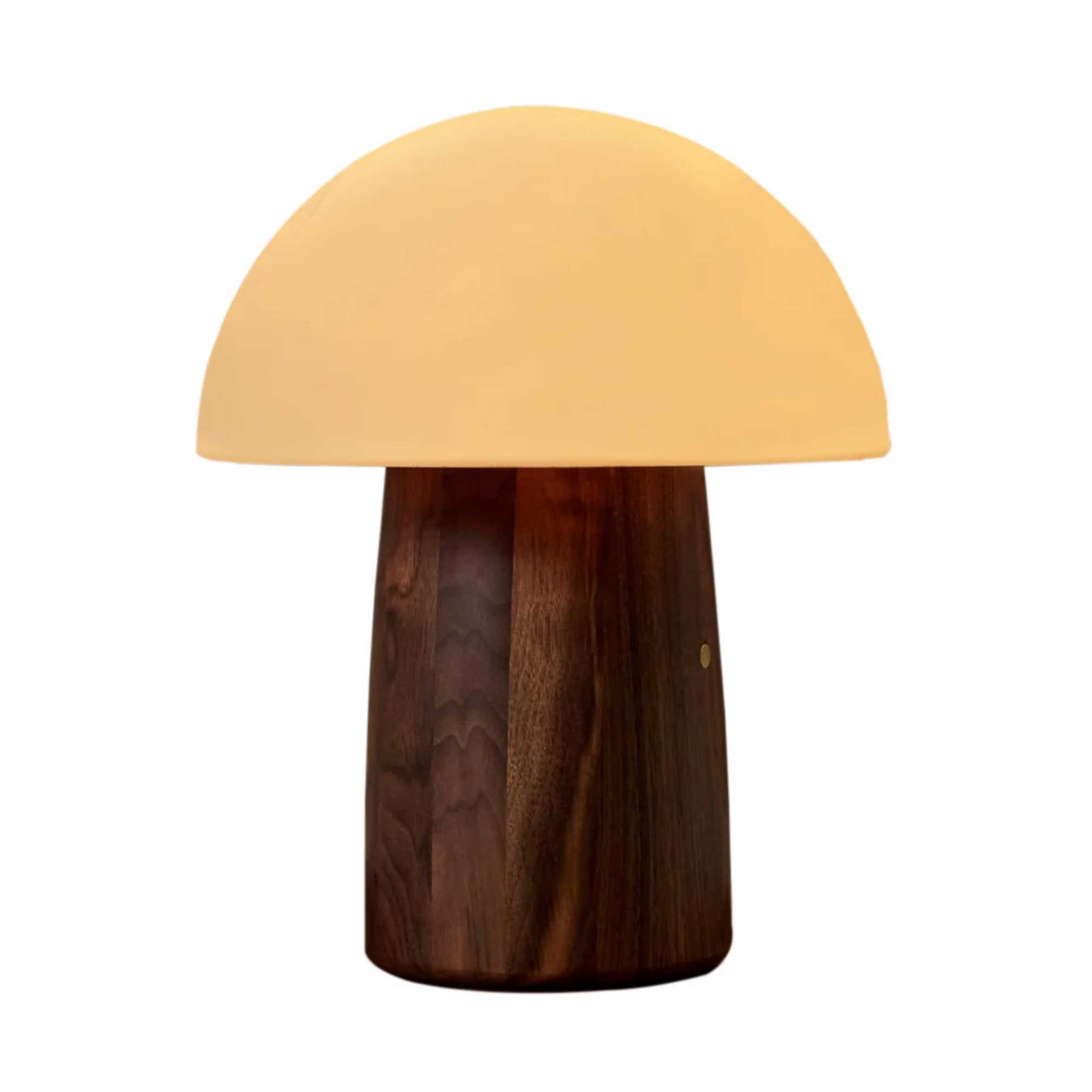Gingko Alice portable table lamp, walnut
