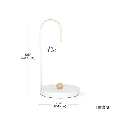 Umbra Bellwood Paper Towel Holder, white/natural