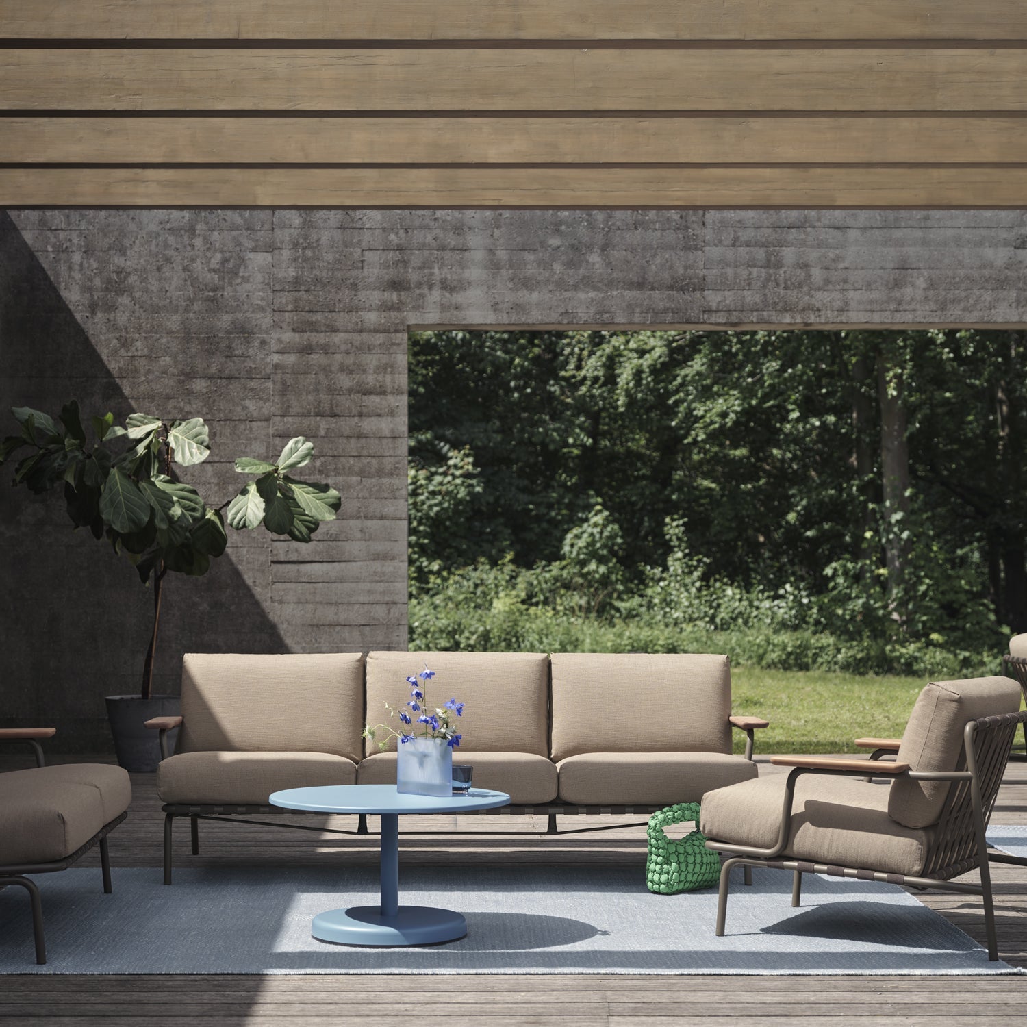 Muuto Ply Rug in Recycled Polyester for indoors and outdoors