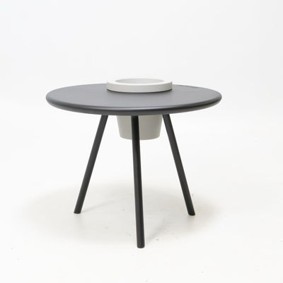 refurbished | Fatboy Bakkes planter table, anthracite/light grey