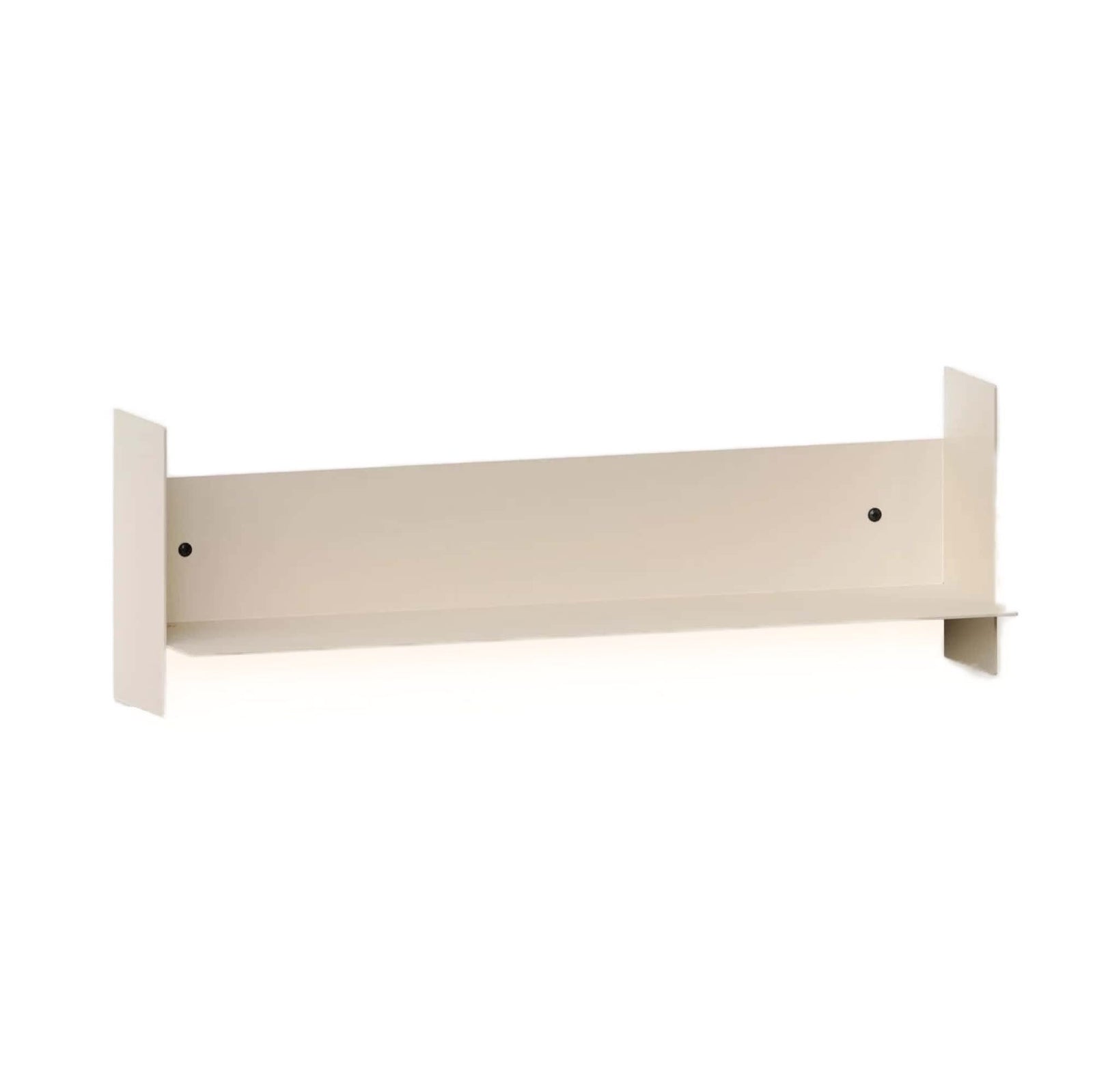 Tiptoe Pli steel wall shelf, 60/cream
