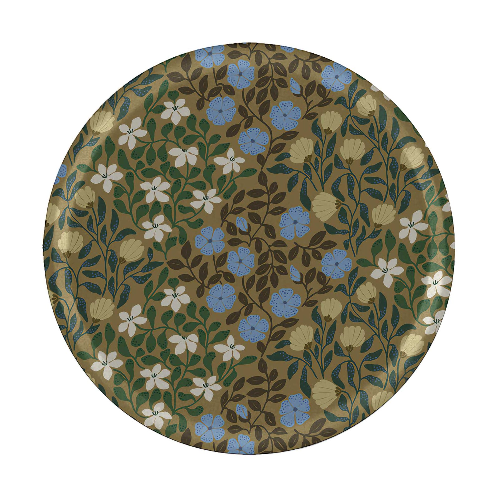 Åry Sweden Birch Veneer Tray (31cm), Flower Bellis Mustard