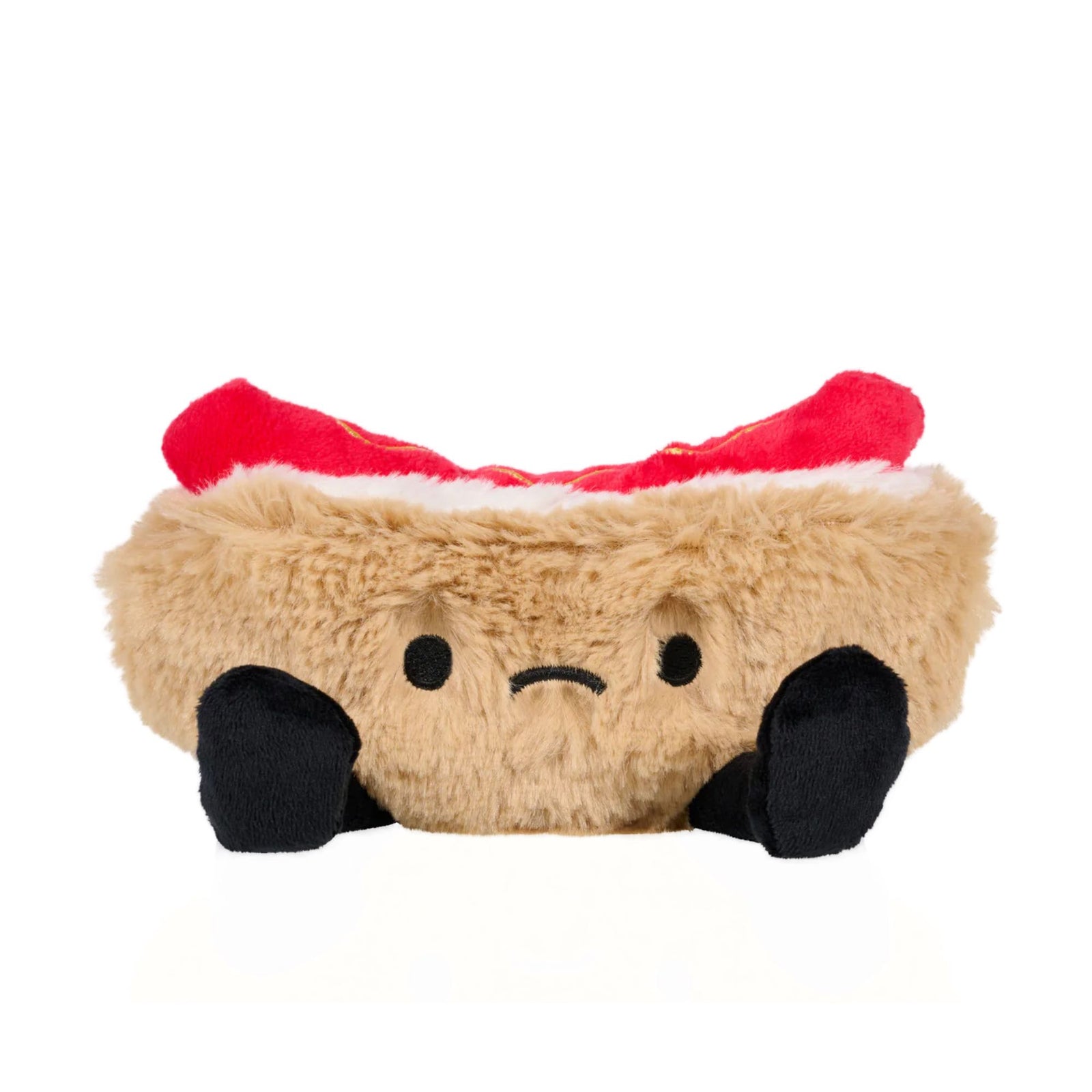 Bitten Grumpy Hotdog microwaveable heat pad