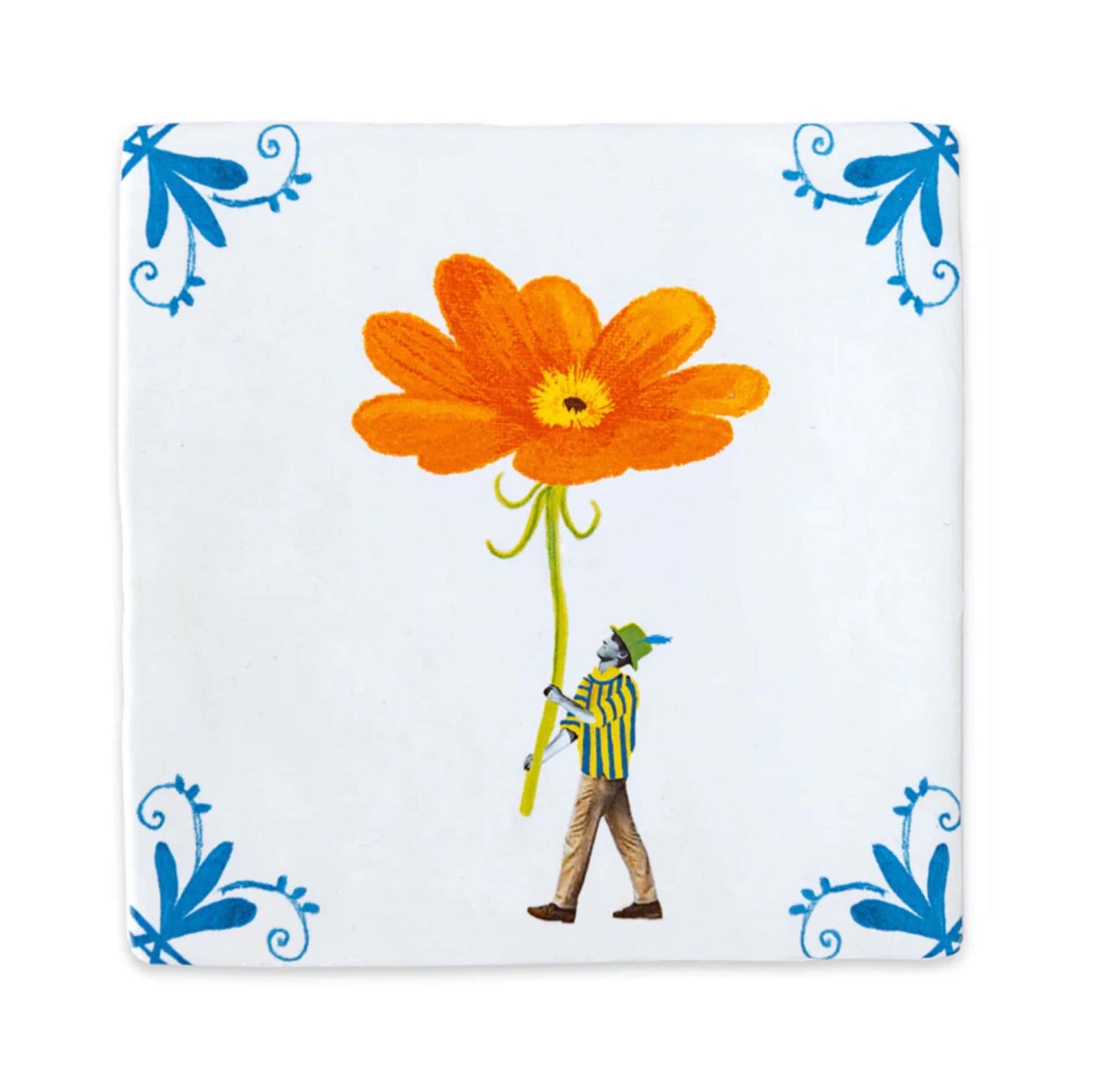 StoryTiles Bringing You a Bloom decorative tile (10x10cm)