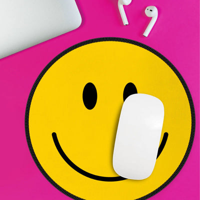 Happy Face desk mouse pad
