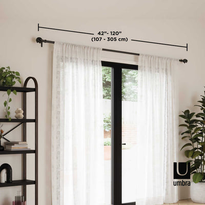 Umbra Helix Expandable Curtain Rod (107-305cm)