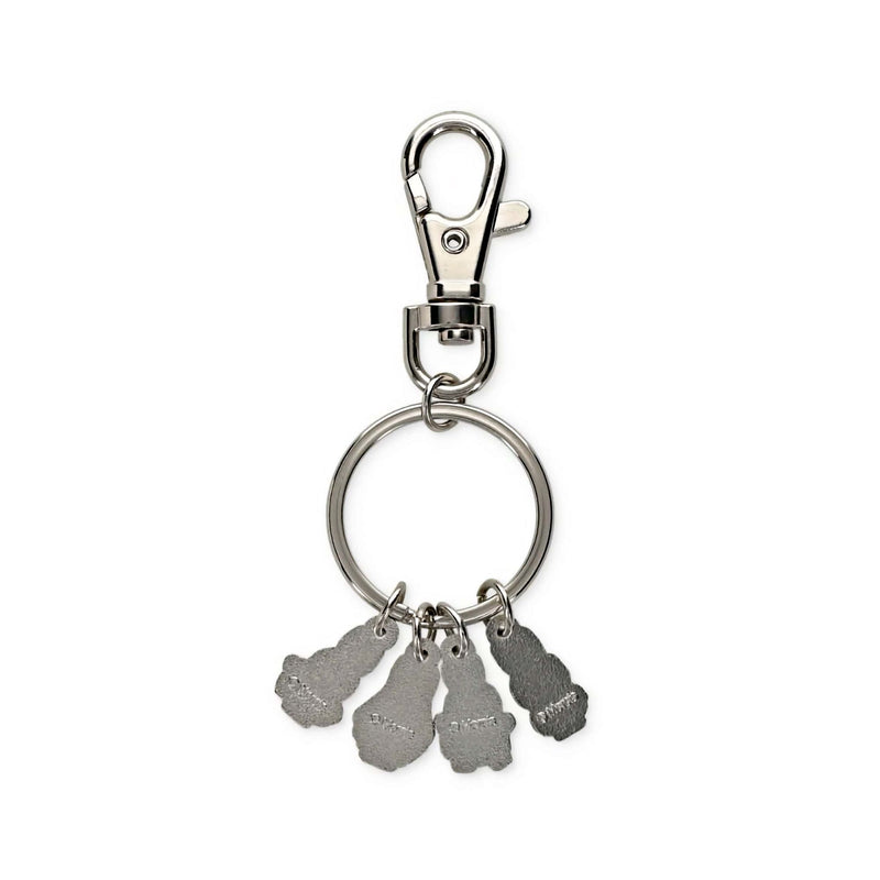 Dick Bruna 4-row tiny charm, miffy & ghost