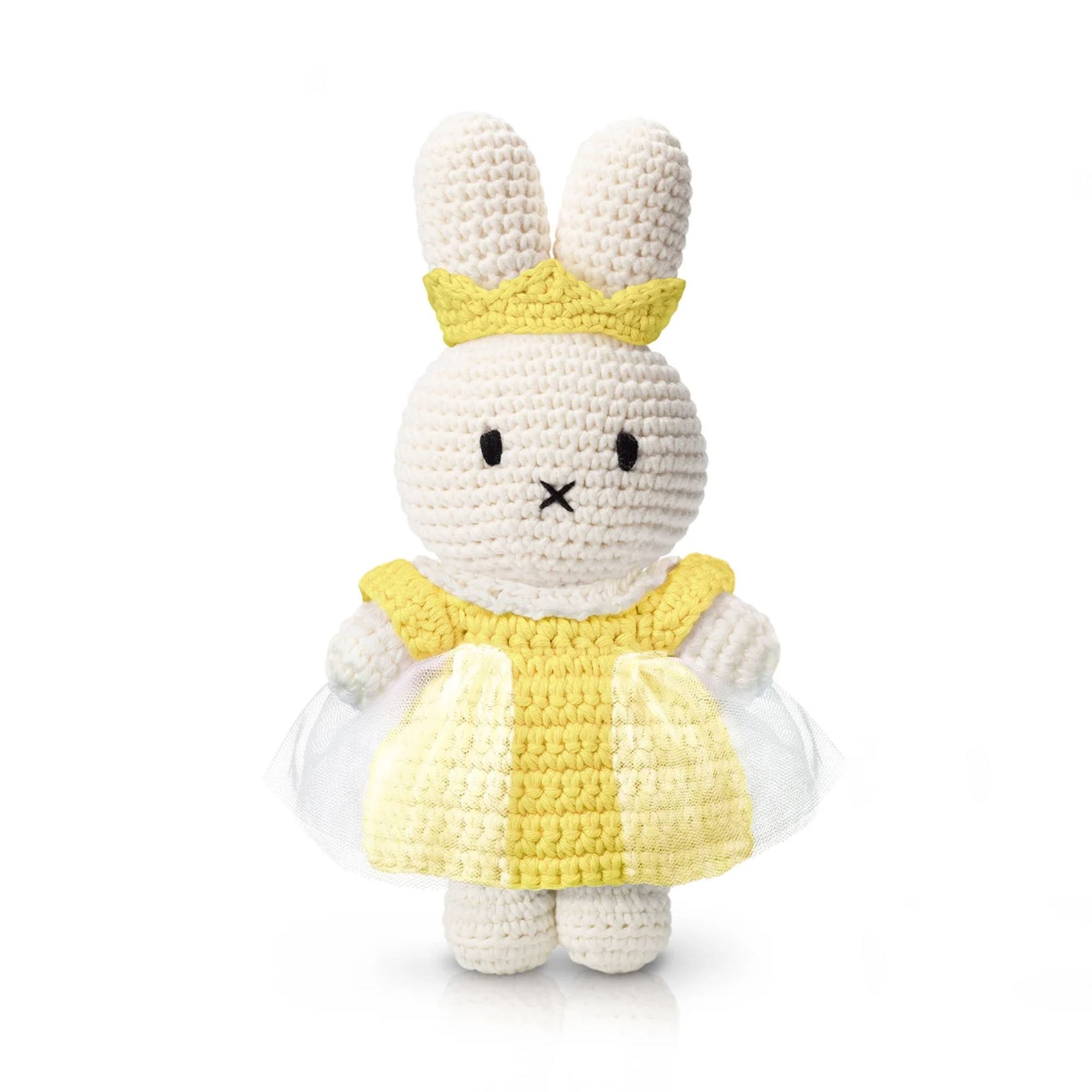 Just Dutch Miffy crochet, pastel yellow dress