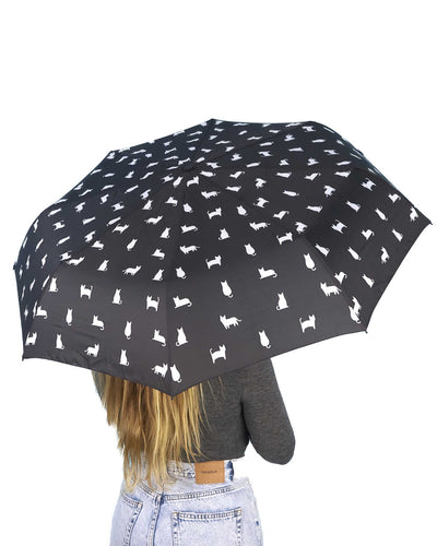 Meowmbrella Umbrella , Black