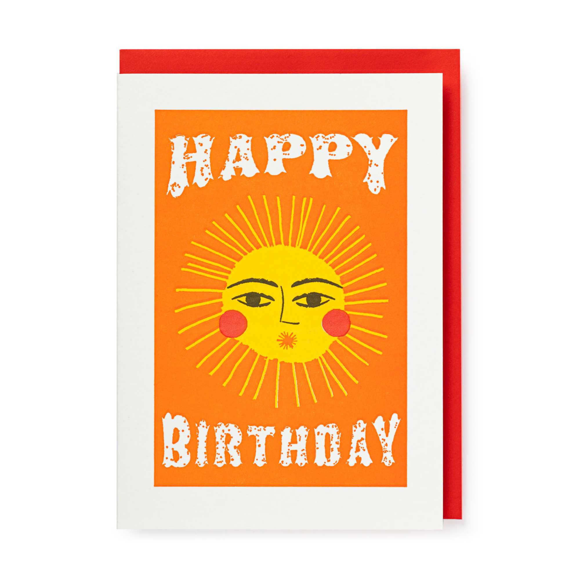 Archivist 'Happy Birthday sun' Card