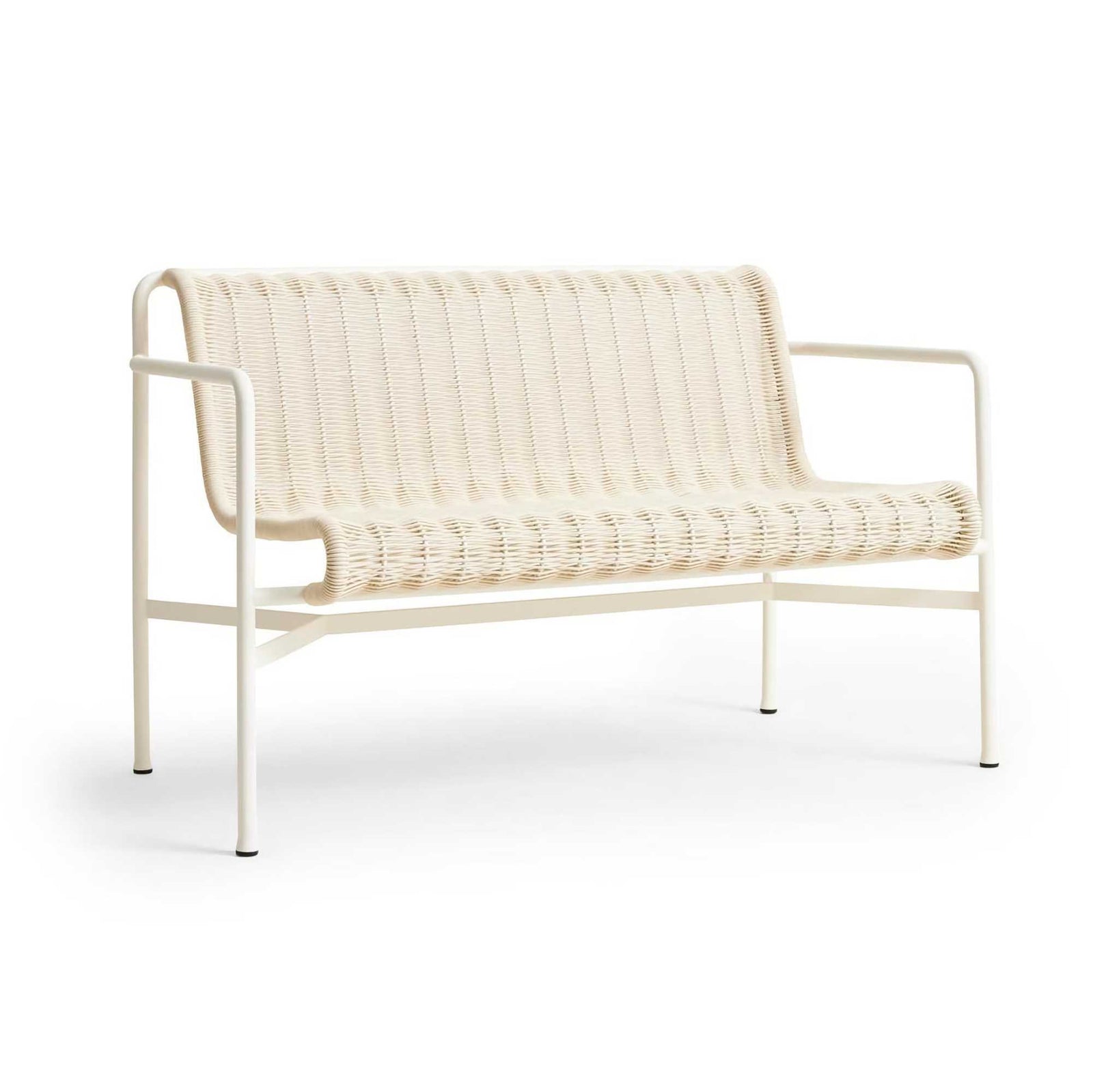 HAY Palissade Cord dining bench w armrest