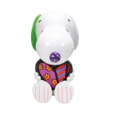 Romero Britto Peanuts Snoopy heart statue