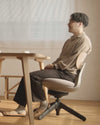 Kokuyo Inglife Office Chair Plywood Back, Grey